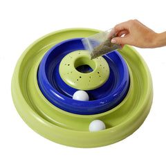 Bergan Turbo Catnip Hurrican Cat Toy Blue / Green 16