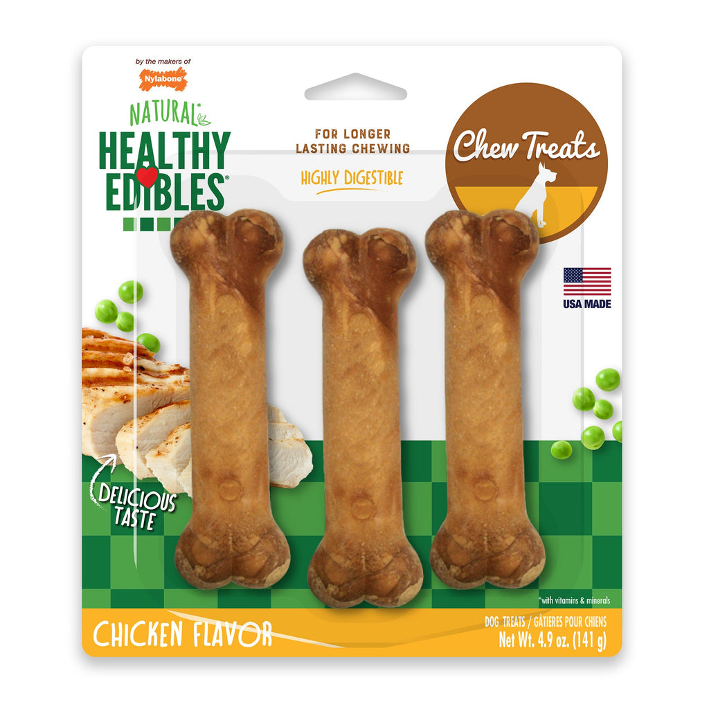 Nylabone Healthy Edibles Longer Lasting Chicken Treats
