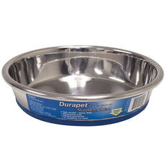 Durapet Premium Rubber-Bonded Stainless Steel Dish 1.75 cup