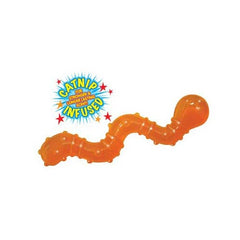 Petstages ORKAK Wiggle Worm Orange