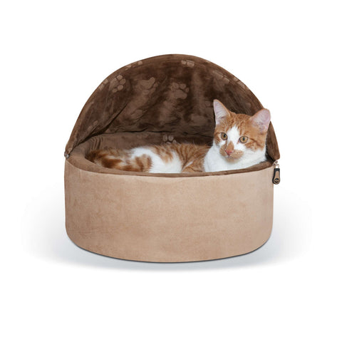 K&H Pet Products Self-Warming Kitty Bed Hooded