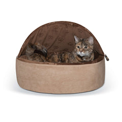 K&H Pet Products Self-Warming Kitty Bed Hooded